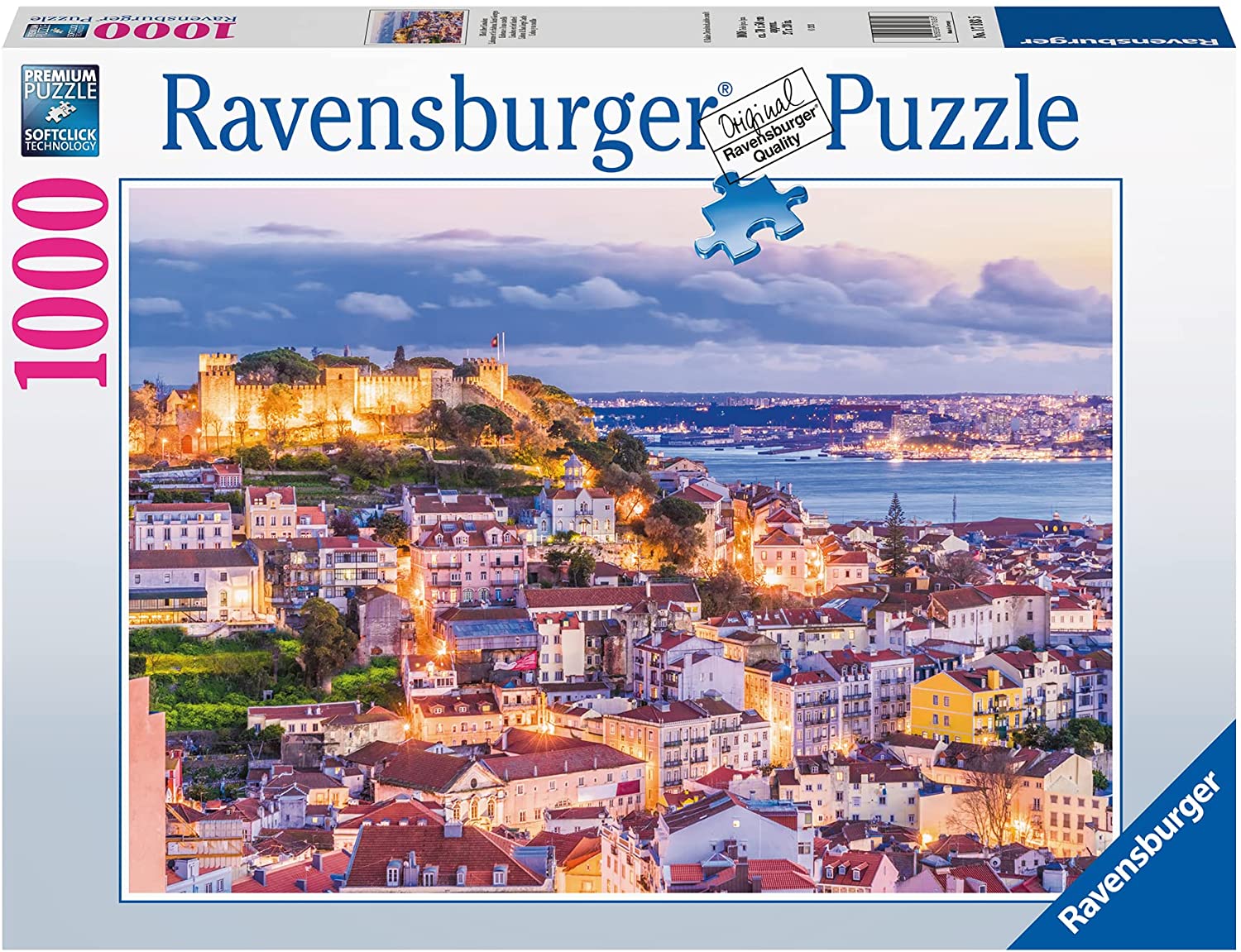Ravensburger Lisbon & Sao Jorge Castle 1000 Piece Puzzle image 0